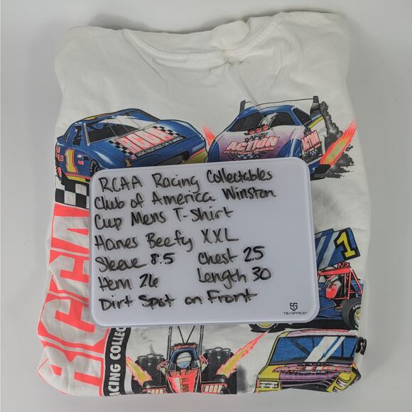 Mens 2XL T-Shirt Vtg 90s RCAA Racing Collectables Club of America Winston Cup - Picture 12 of 12